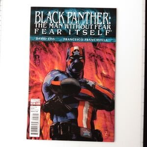 Marvel Comics Black Panther The Man Without Fear Fear Itself Comic